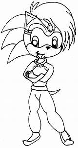 Coloring Sonia Pages Sonic Underground Manic Resubmitted Bike 2009 Her Hedgehog Template sketch template