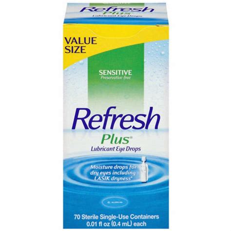 Refresh Plus Lubricant Eye Drops 0 01 Fl Oz Instacart