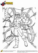 Spiderman Octopus Coloriage Dr Colorier Docteur Coloriages Heros Hugolescargot Enregistrée sketch template