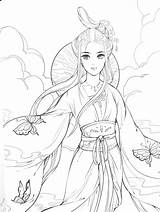 Coloriage Chines sketch template