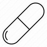 Pill Pills Medicament Iconfinder sketch template