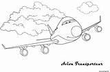 Avion Transporteur Coloriages sketch template
