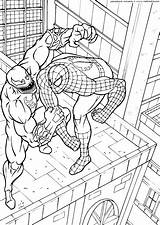 Pages Spiderman Coloring Spider Man Color Amazing Print Kids Printables sketch template