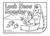 Ness Loch Colouring Monster Pages Katie Coloring Morag Burns St Andrews Scottish Robert Colour Ichild Scotland Activities Choose Board Printable sketch template