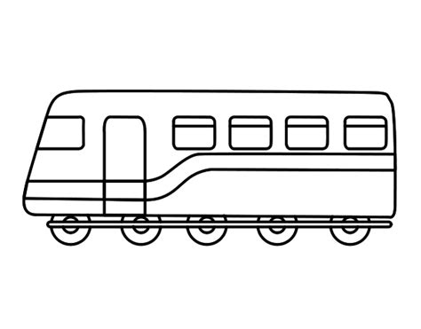 passenger train coloring page coloringcrewcom