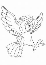 Pokemon Pidgeotto Coloring Pages Generation Color Kids Type Easy Flying Choose Board sketch template