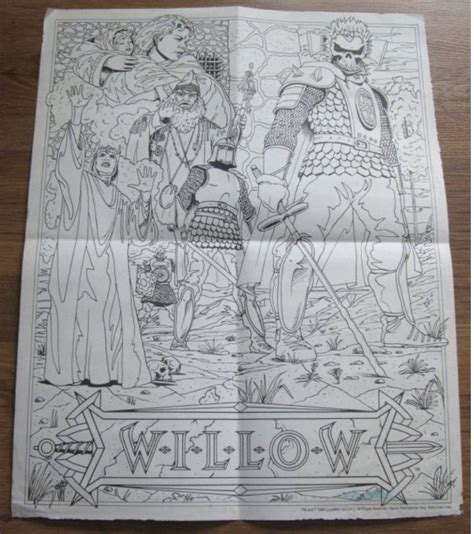 willow coloring book page willow  coloring books vintage world
