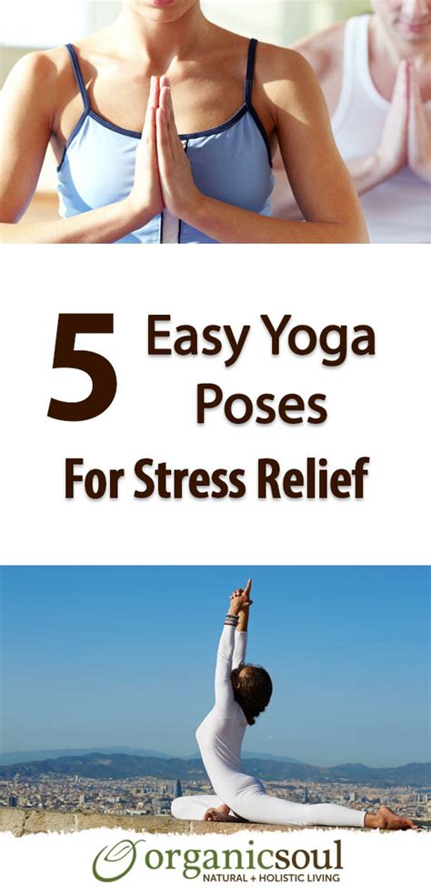 easy yoga poses  stress relief