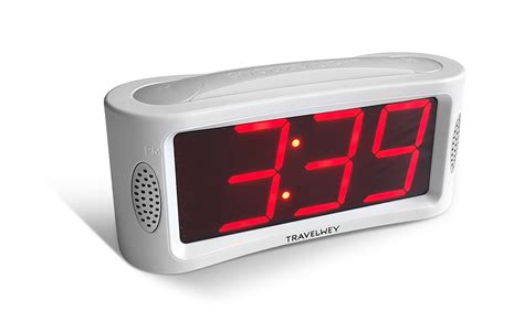 travelwey led digital alarm clock  frills simple operation large night light alarm snooze