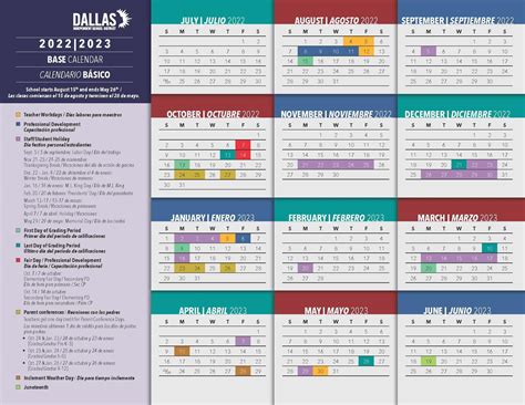 student calendar overview