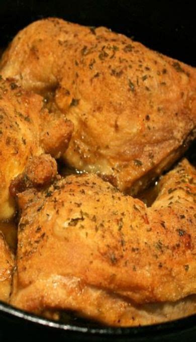 crispy cast iron skillet roast chicken quarters
