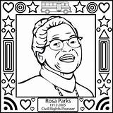Coloring Rosa Parks History Month Pages Bus Walker Cj Madam Kids Drawing Printables Printable Sheets Preschool Sheet Print Clipart Color sketch template