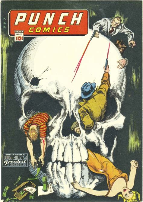 punch comics 12 horror comics comics skull art