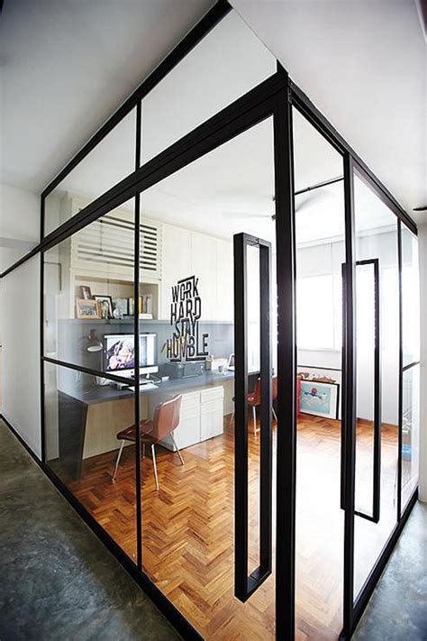 7 homes that made full use of glass partitions home and decor singapore