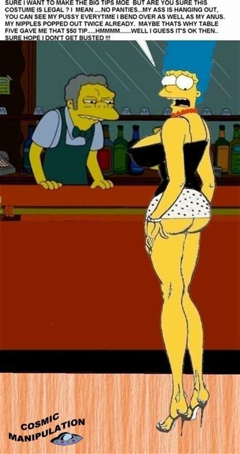 222193 Cosmic Marge Simpson Moe Szyslak The Simpsons