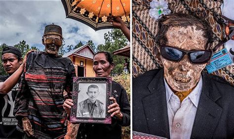 cleaning of the corpses indonesian burial ritual revealed in shocking