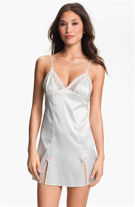 Betsey Johnson Sultry Satin And Lace Slip Nordstrom