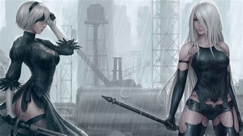 nier automata a2and2b wallpaper engine youtube