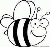 Coloring Pages Bees Bee Ages Develop Recognition Creativity Skills Focus Motor Way Fun Color Kids sketch template
