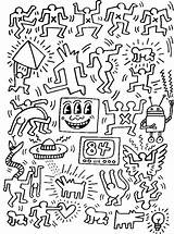 Haring Coloriage Colorir Relaxar Adulti Coloriages Adults Justcolor Erwachsene Malbuch Basquiat Pra Warhol Adultes Omini Michel Oeuvre Dessin 2206 Difficiles sketch template