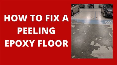 How To Fix A Peeling Epoxy Floor Youtube