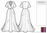 Flat Sketch Dress Drawing Flats Fashion Garment Draw Sketches Technical Drawings Paintingvalley Tutorial sketch template