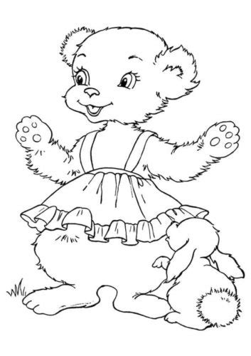 teddy bear coloring pages printable