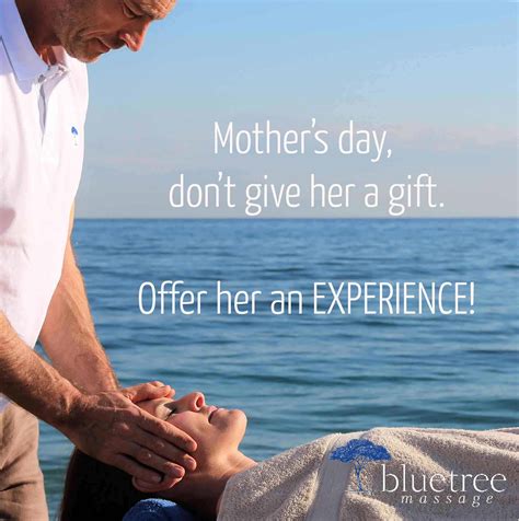 For Mothers Day Offer A Blue Tree Massage T Voucher On The Cote D