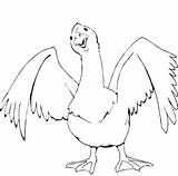 Goose Coloring Pages Printable Categories sketch template