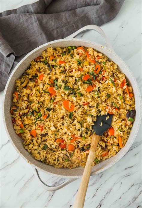quick  easy healthy vegetable thai fried rice  amazing flavors