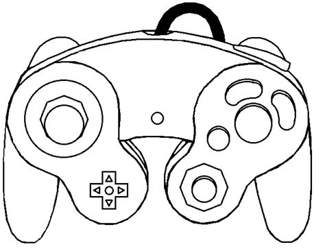 xbox controller coloring page