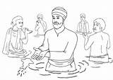 Brahmans Guru Nanak sketch template
