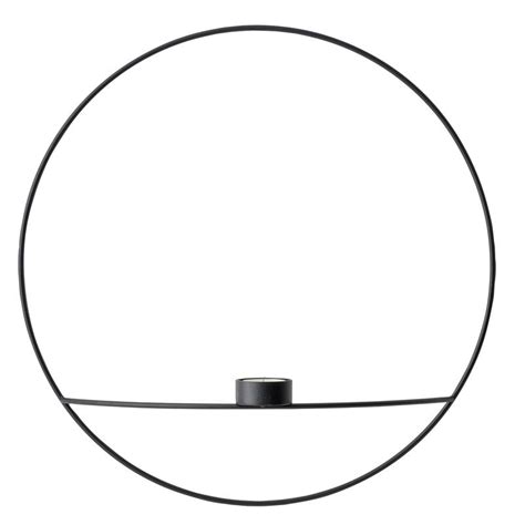 Pov Circle Tealight Holder L Black Finnish Design Shop
