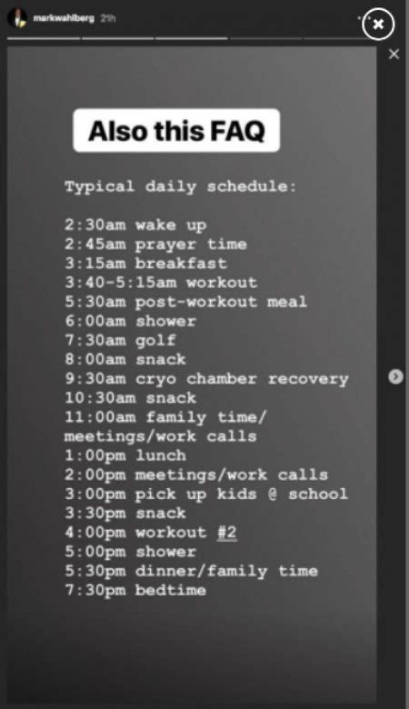 omg mark wahlberg s insane daily routine is gonna make you wanna say hullo to ya mutha for me