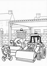 Bob Builder Coloring Pages Cartoon Printable Color Print Character Sheets Sheet Kids Episodes Coloring2print sketch template