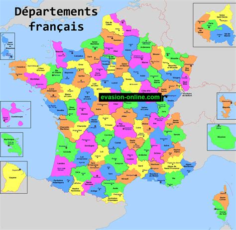 Départements Français Vacances Guide Voyage