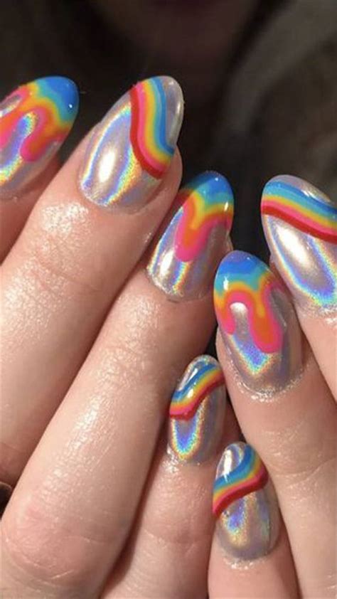 25 Gorgeous Rainbow Nail Designs To Rock This Summer Women Fashion