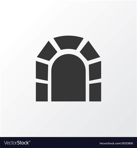 tunnel  icon symbol premium quality isolated vector image