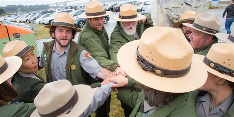 whats  story   iconic national park service ranger flat hat golden gate national