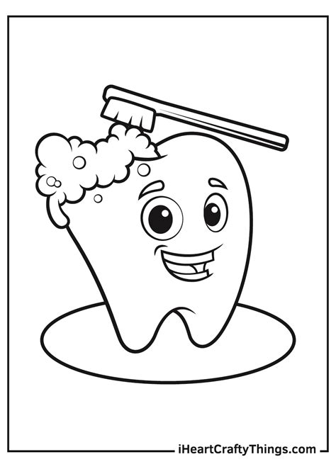 dental coloring pages  kids