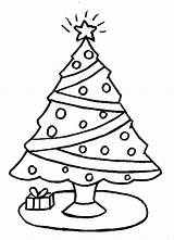 Christmas Coloring Printable Pages Print Color Colouring Kids Tree Sheet Trees sketch template