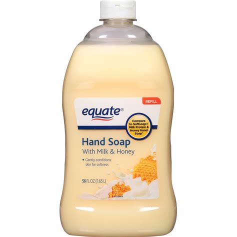 equate  fl oz milk honey liquid hand soap refill walmartcom