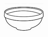 Bowl Mixing Coloring Template Pages Raskraski sketch template