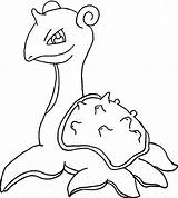 Pokemon Lapras Coloring Pages Getcolorings Drawing Color Printable Deviantart sketch template