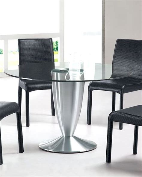 modern  glass top dining table european design