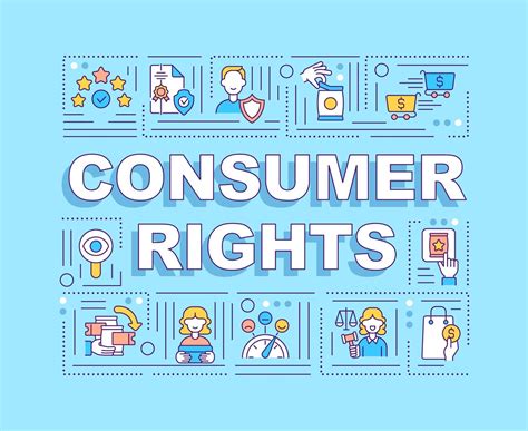 consumer rights word concepts banner  vector art  vecteezy