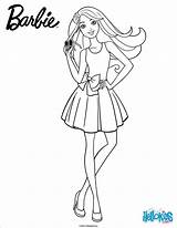 Barbie Coloring Pages Easy Color Getcolorings Stylish Printable Print sketch template