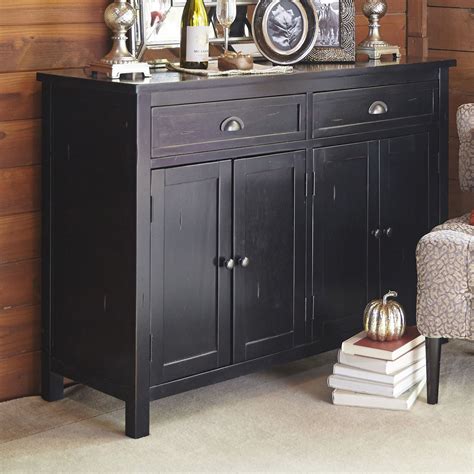 torrance buffet rubbed black black buffet table extra dining room storage black buffet