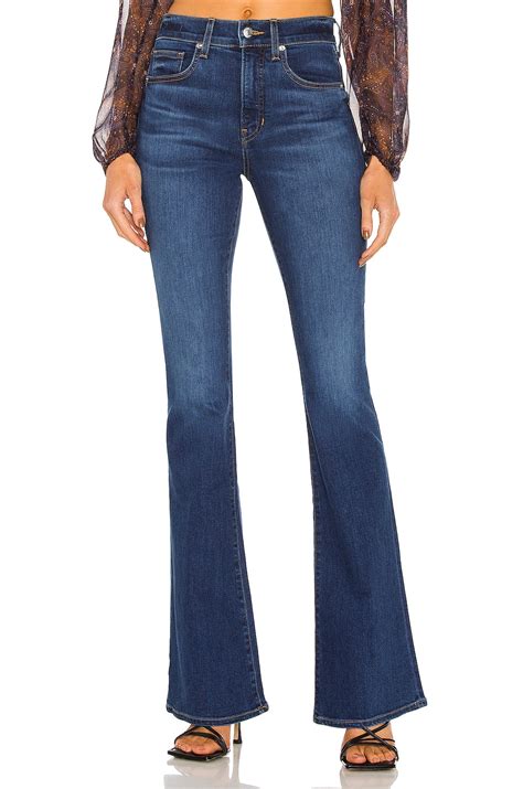 Veronica Beard Beverly High Rise Skinny Flare Jean In Bright Blue Revolve
