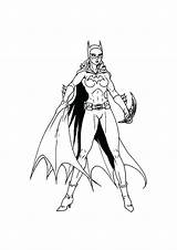 Batgirl Coloring Pages Kids Throw Weapon Ready Her Color Colorear Print Getcolorings Printable sketch template